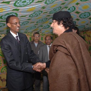 kagame and kadhafi