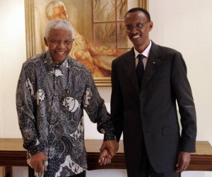 Nelson Mandela and Paul Kagame