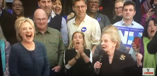 Hillary Clinton and Madeleine Albright