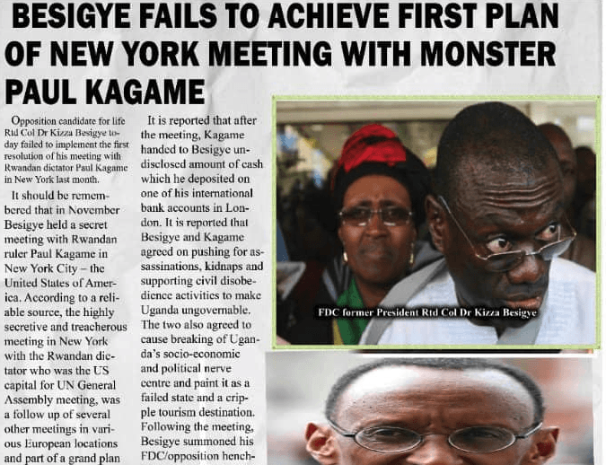 Kagame and Besigye