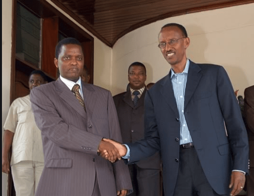 Azarias Ruberwa and Kagame