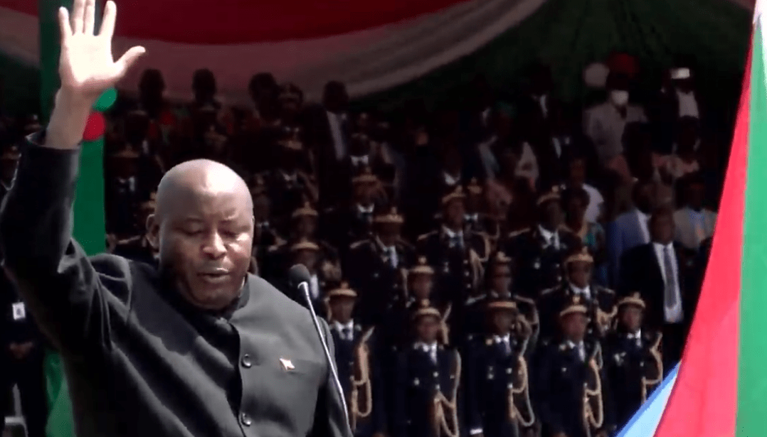 Evariste Ndayishimiye Sworn In as Burundi's New President 