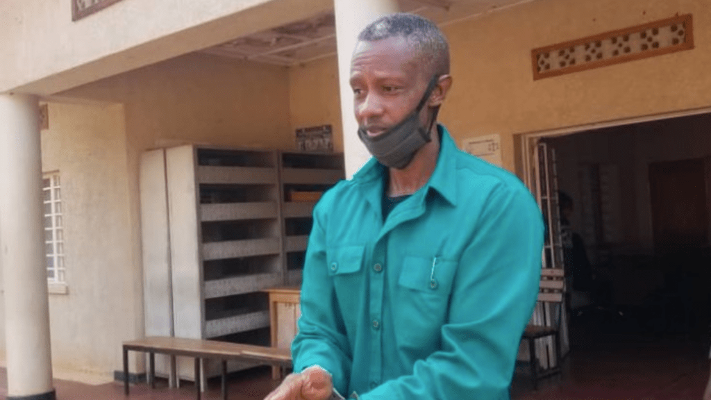 A tired looking Col Byabagamba was arraigned in Kagame's Kangaroo court