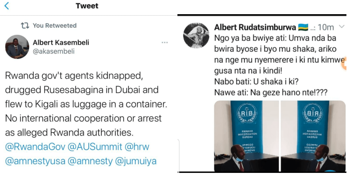 Rusesabagina Paul Kidnapped