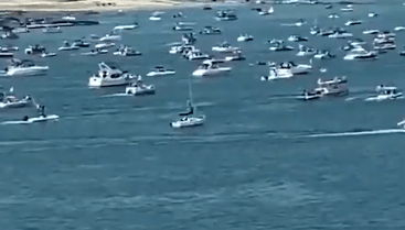 Several boats sank during an event billed as a "Trump Boat Parade" on Lake Travis near Austin, Texas.