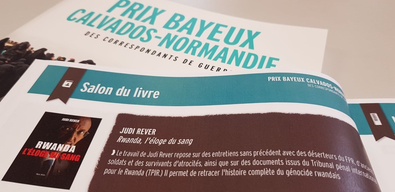 Controversy at the Bayeux Prize for war correspondents. Journalist Judi Rever unscheduled from the Book Fair