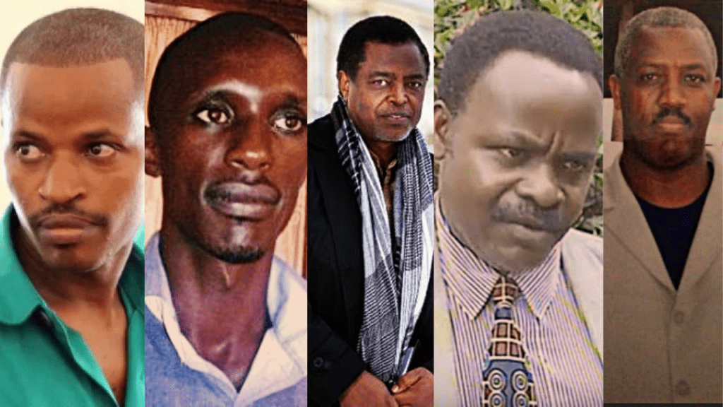 Mutabazi, Ingabire, Munyaruguru, Sendashonga, Rwema Gendarme