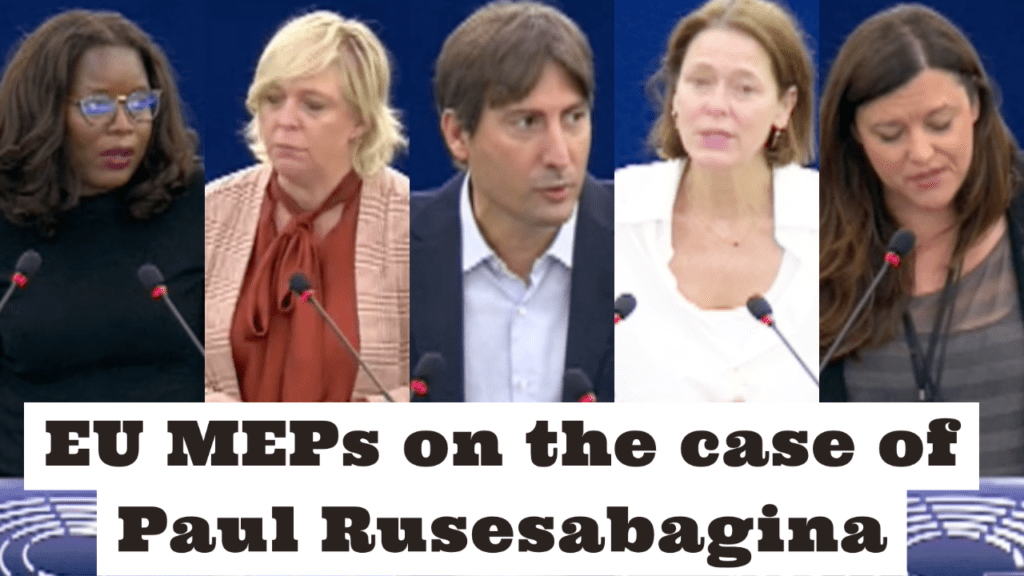 EU Parliament Member on the case of Paul Rusesabagina: You don't kidnap someone to give him a fair trial