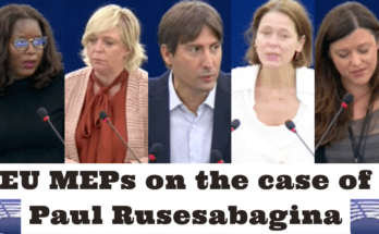 EU Parliament Member on the case of Paul Rusesabagina: You don't kidnap someone to give him a fair trial