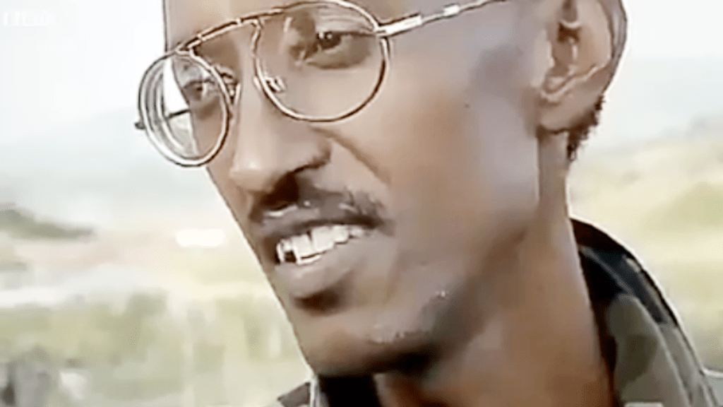 Archives: Kagame, VP of Rwanda, briefs reporters on the situation in the country on 12/15/1994